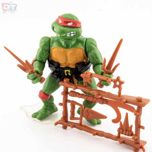 Vintage TMNT Raphael 1988 Playmates Teenage Mutant Ninja Turtles Action Figure Picture 1