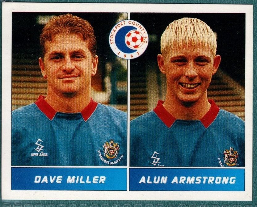 Panini Sticker Miller / Armstrong Stockport County No.520