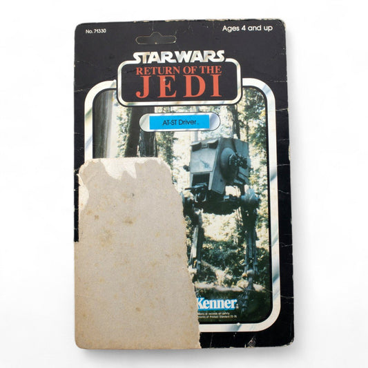 AT - ST DRIVER KENNER ROTJ 77A CARDBACK VINTAGE STAR WARS VERY FAIR/GOOD - DT Collectable Toys