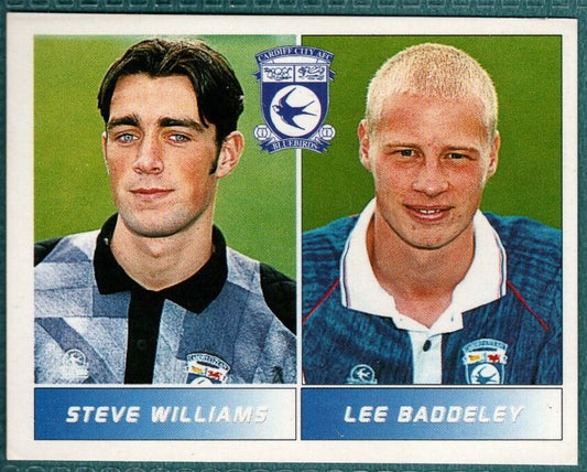 Panini Sticker Williams / Baddeley Cardiff City No.428