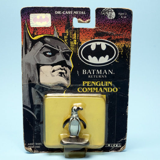 Batman Returns PENGUIN COMMANDO Vintage 1992 ERTL Die - Cast Metal MOC - DT Collectable Toys