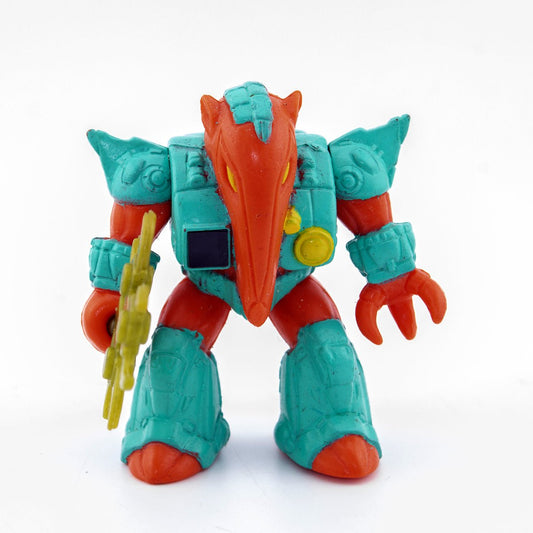 BATTLE BEASTS ANTIC ANTEATER #40 + WEAPON & RUB HASBRO TAKARA 1987 VINTAGE - DT Collectable Toys
