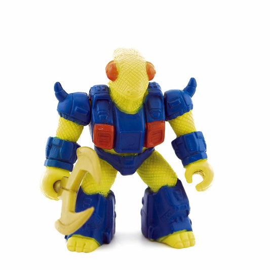 BATTLE BEASTS DELTA CHAMELEON #34 + WEAPON HASBRO TAKARA 1987 VINTAGE RARE - DT Collectable Toys