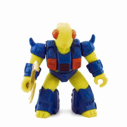 BATTLE BEASTS DELTA CHAMELEON #34 + WEAPON & RUB HASBRO TAKARA 1987 VINTAGE RARE - DT Collectable Toys