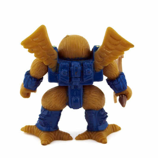 BATTLE BEASTS KNIGHT OWL #46 + WEAPON & RUB HASBRO TAKARA 1987 VINTAGE - DT Collectable Toys