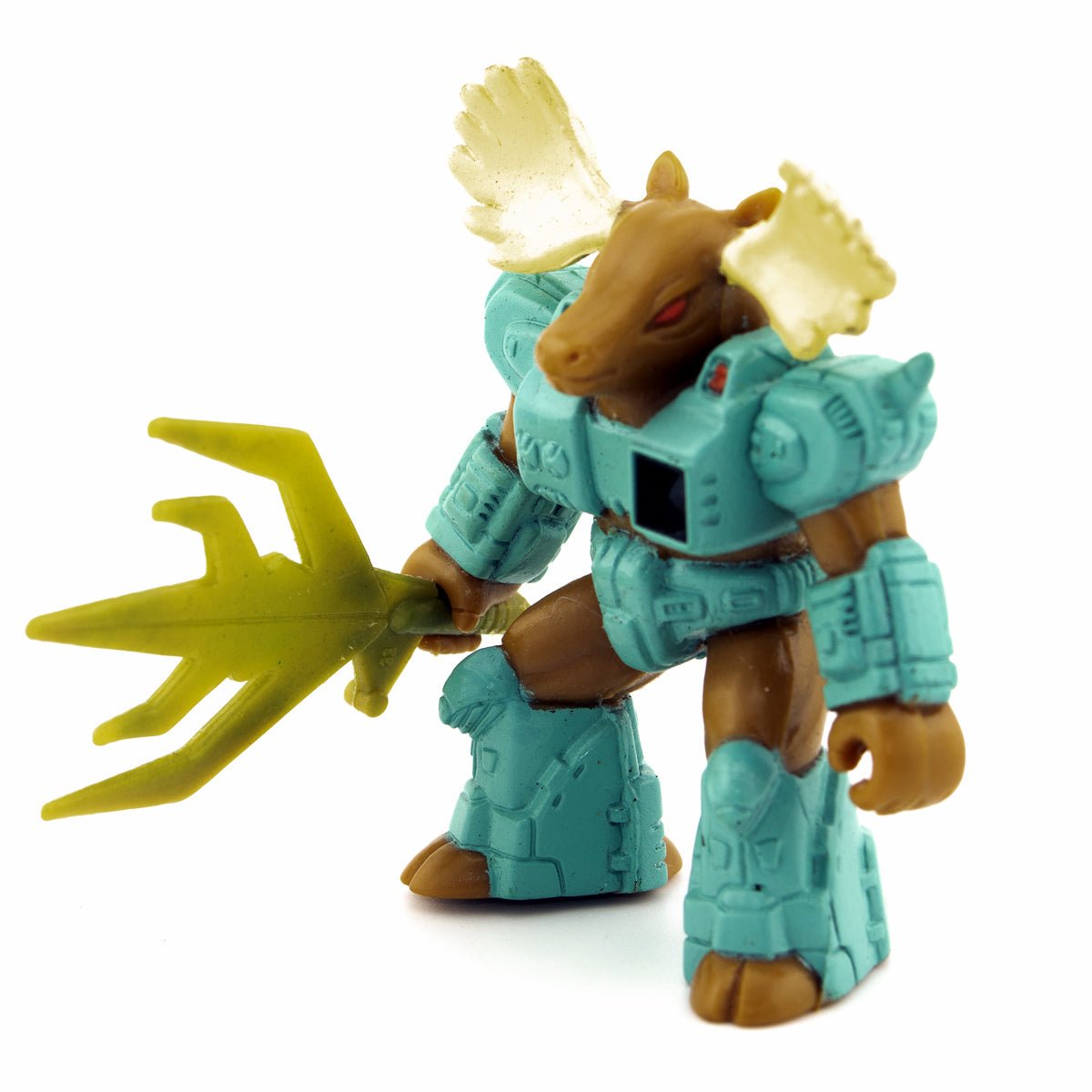 BATTLE BEASTS MAJOR MOOSE 33 + WEAPON & RUB HASBRO TAKARA 1987 VINTAGE RARE (a) Picture 2