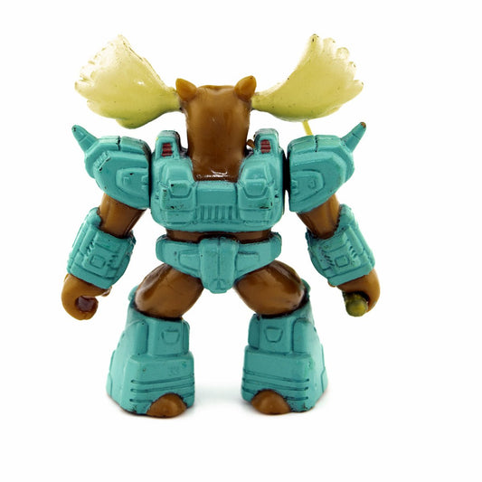 BATTLE BEASTS MAJOR MOOSE #33 + WEAPON & RUB HASBRO TAKARA 1987 VINTAGE RARE (a) - DT Collectable Toys