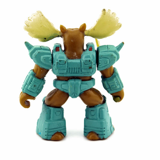 BATTLE BEASTS MAJOR MOOSE #33 + WEAPON & RUB HASBRO TAKARA 1987 VINTAGE RARE (b) - DT Collectable Toys