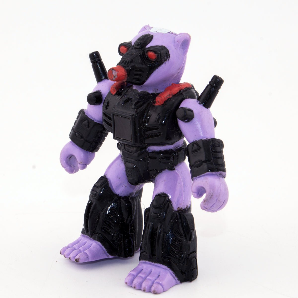 BATTLE BEASTS PEW - TRID SKUNK #52 + RUB HASBRO TAKARA 1987 VINTAGE - DT Collectable Toys