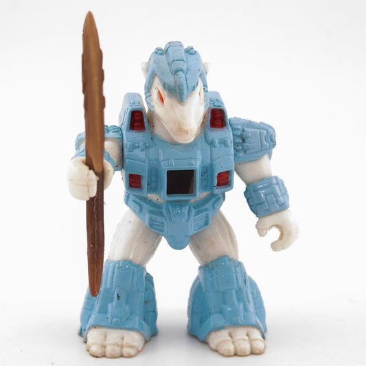 BATTLE BEASTS PILLAGING POLAR BEAR #48 + WEAPON & RUB HASBRO TAKARA 1987 VINTAGE - DT Collectable Toys