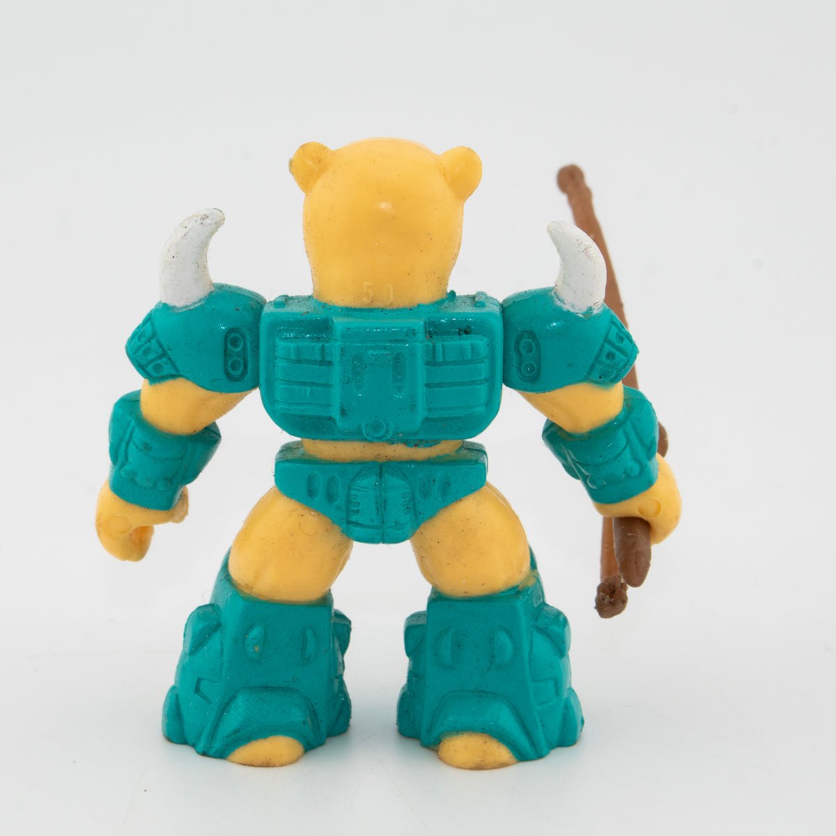 BATTLE BEASTS SABRE SWORD TIGER 49 + WEAPON & RUB HASBRO TAKARA 1987 VINTAGE Picture 3