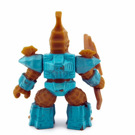 BATTLE BEASTS SLASHER SEAHORSE #45 + WEAPON HASBRO TAKARA 1987 VINTAGE - DT Collectable Toys