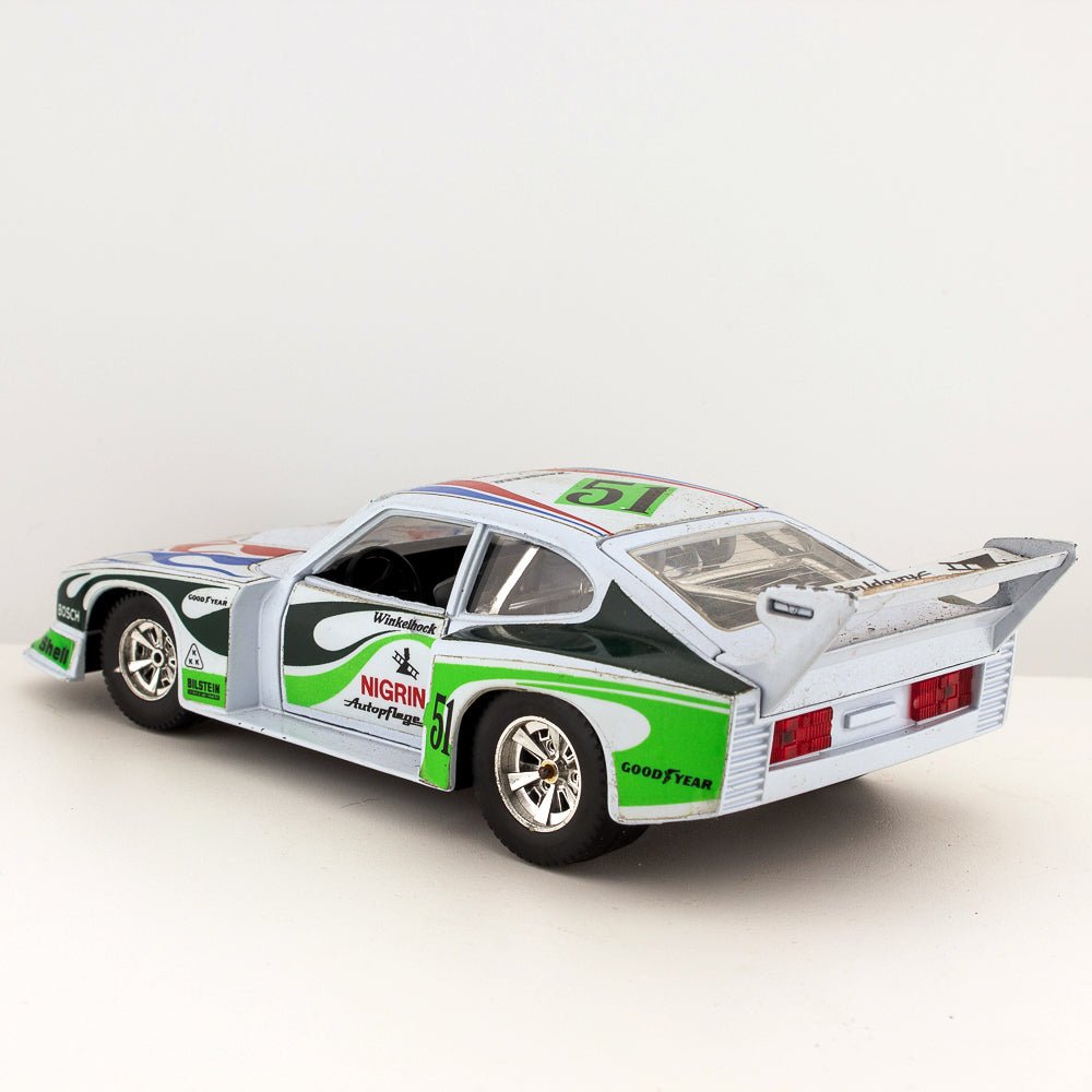 Bburago 0181 Ford Capri GR5 51 Nigrin, 1:24 Scale Diecast Racing Car Excellent