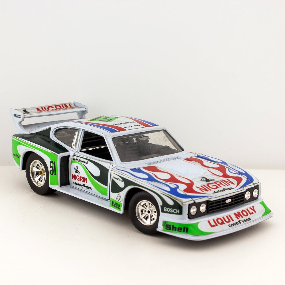 Bburago 0181 Ford Capri GR5 51 Nigrin, 1:24 Scale Diecast Racing Car Excellent
