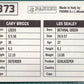 Panini Sticker Sealey / Briggs Blackpool No.373