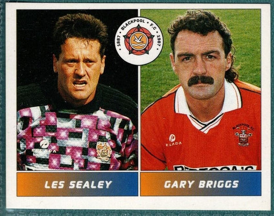 Panini Sticker Sealey / Briggs Blackpool No.373