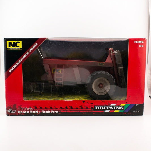 Britains CODE 3 43181A1 Rear Discharge Manure Spreader, 1:32 Scale Mint & Boxed