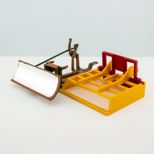 Britains Farm Implements, Muledozer & Bale Grab, 1:32 Scale, Excellent