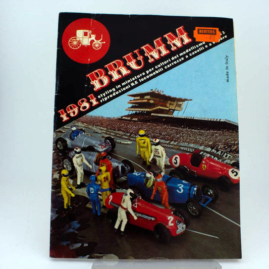 Brumm 1981 UK Toy Catalogue Good Condition Issued by UK Distributor, Modeltime