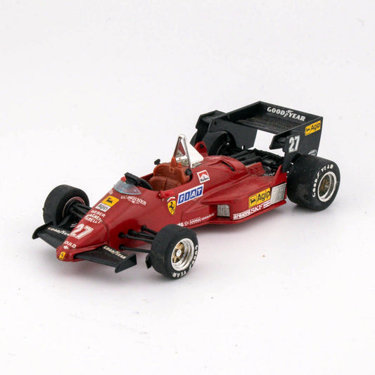 Brumm r142 1/43 Scale FERRARI 126 C4 Alboreto 1984 Exc. Formula 1 Diecast Model - DT Collectable Toys