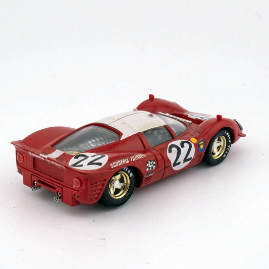 Brumm r161 1/43 Scale FERRARI 412P 1967 Le Mans Excellent Diecast Model - DT Collectable Toys