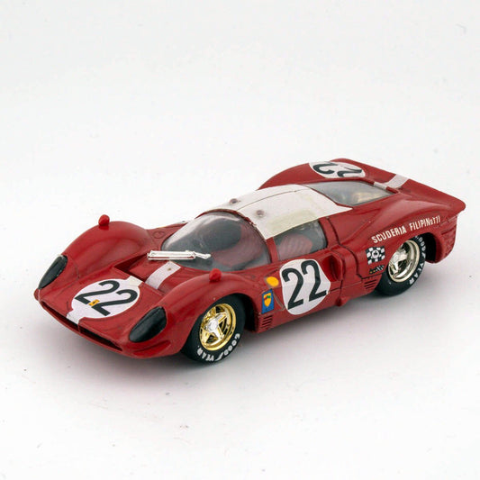 Brumm r161 1/43 Scale FERRARI 412P 1967 Le Mans Excellent Diecast Model - DT Collectable Toys
