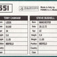 Panini Sticker Bushell / Canham York City No.551