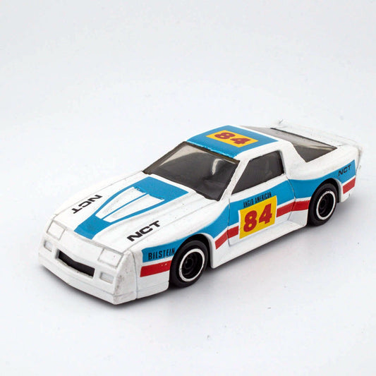 Corgi C108 Chevrolet Camaro Z 28 White & Blue Livery Excellent Loose Diecast - DT Collectable Toys