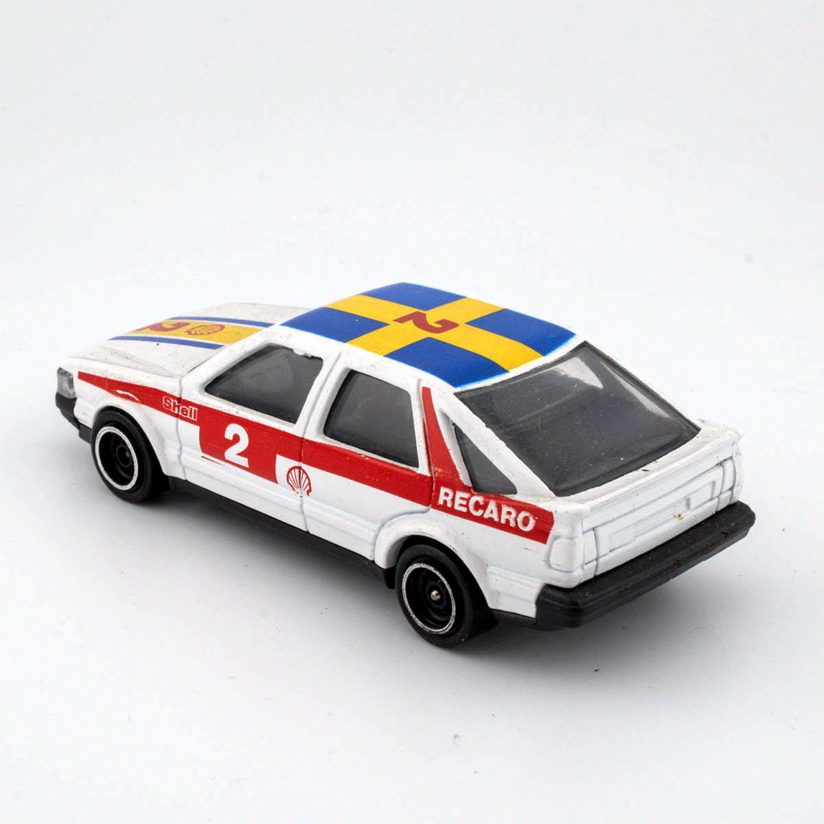 Corgi Classics C107 Saab 9000 Rally Car Swedish Livery Exc. Loose Diecast Model - DT Collectable Toys