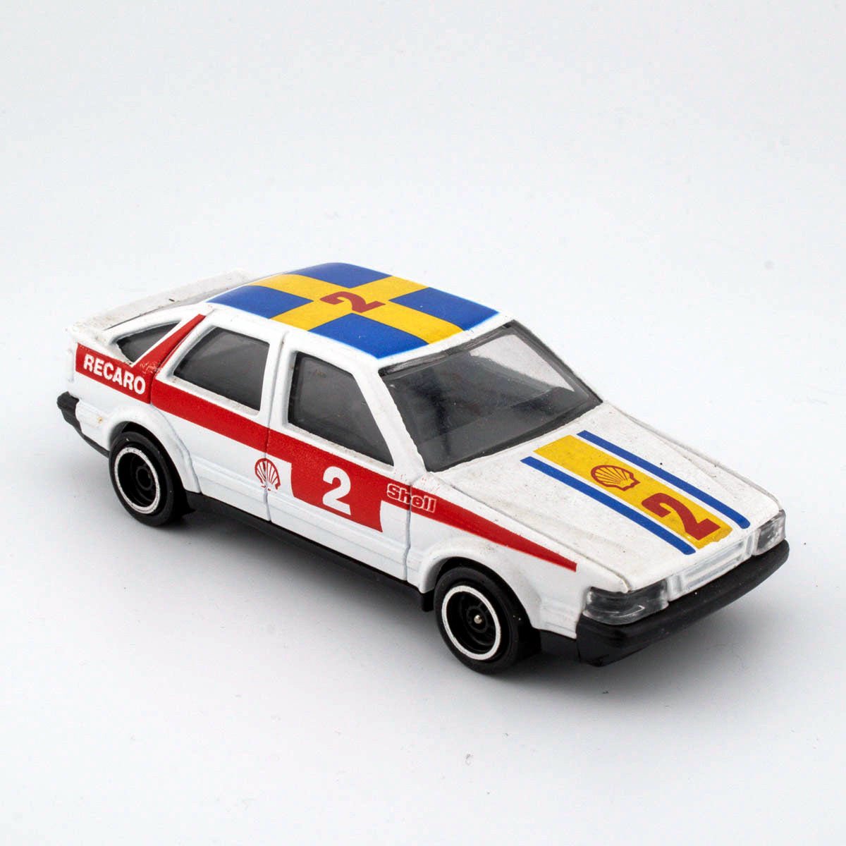 Corgi Classics C107 Saab 9000 Rally Car Swedish Livery Exc. Loose Diecast Model - DT Collectable Toys