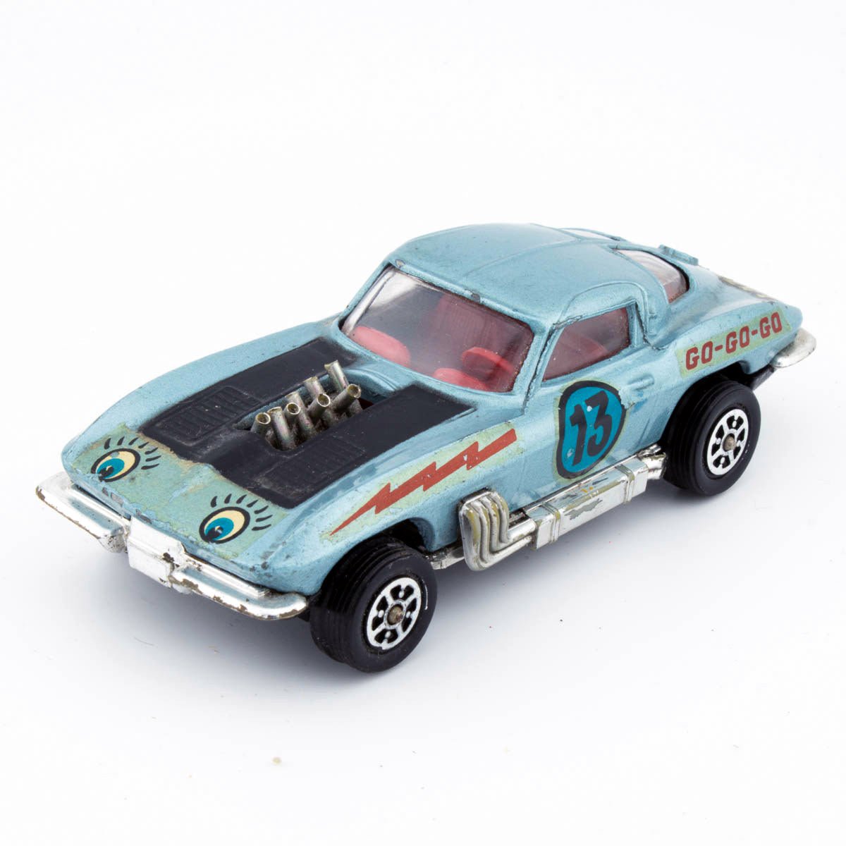 Corgi Toys 376 CUSTOMISED CHEVROLET CORVETTE STINGRAY Excellent Diecast Model - DT Collectable Toys