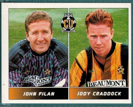 Panini Sticker Filan / Craddock Cambridge United No.421