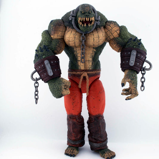 DC Direct Batman Arkham City Killer Croc Deluxe Figure Excellent - DT Collectable Toys