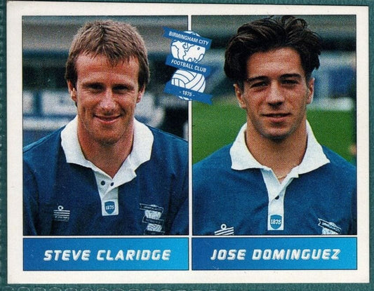 Panini Sticker Claridge / Dominguez Birmingham City No.369