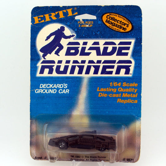 ERTL BLADE RUNNER 1871 DECKARD'S GROUND CAR, USA 1982, NIP, 1:64 Rare UK Find