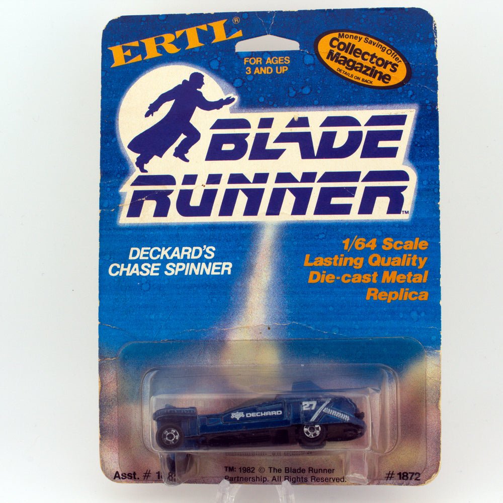 ERTL BLADE RUNNER 1872 DECKARD'S CHASE SPINNER, USA 1982, NIP 1:64 Rare UK Find