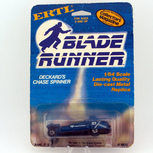 ERTL BLADE RUNNER 1872 DECKARD'S CHASE SPINNER, USA 1982, NIP 1:64 Rare UK Find