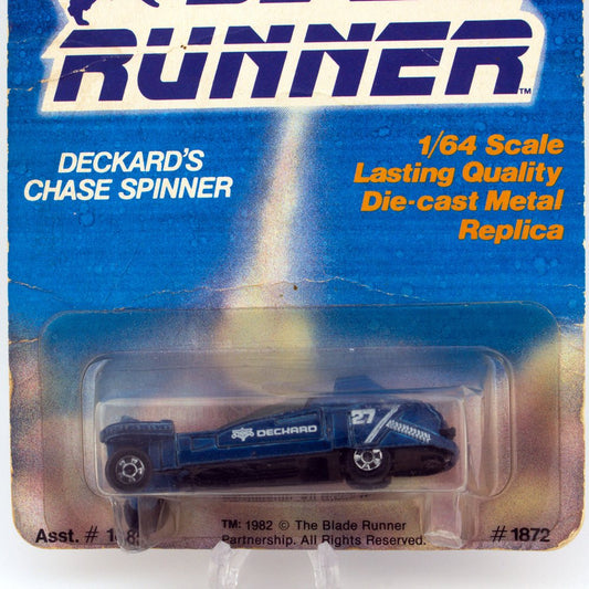 ERTL BLADE RUNNER 1872 DECKARD'S CHASE SPINNER, USA 1982, NIP 1:64 Rare UK Find