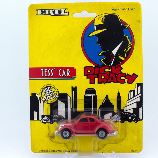 ERTL Dick Tracy, Tess' Car Mint in Original Blister Packaging, Disney 1990