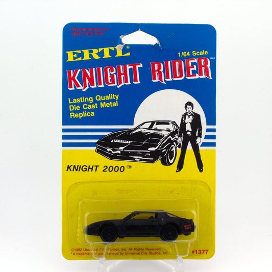 ERTL Knight Rider KNIGHT 2000 KITT, 1982 Mint in Original Packaging, 1:64 Scale