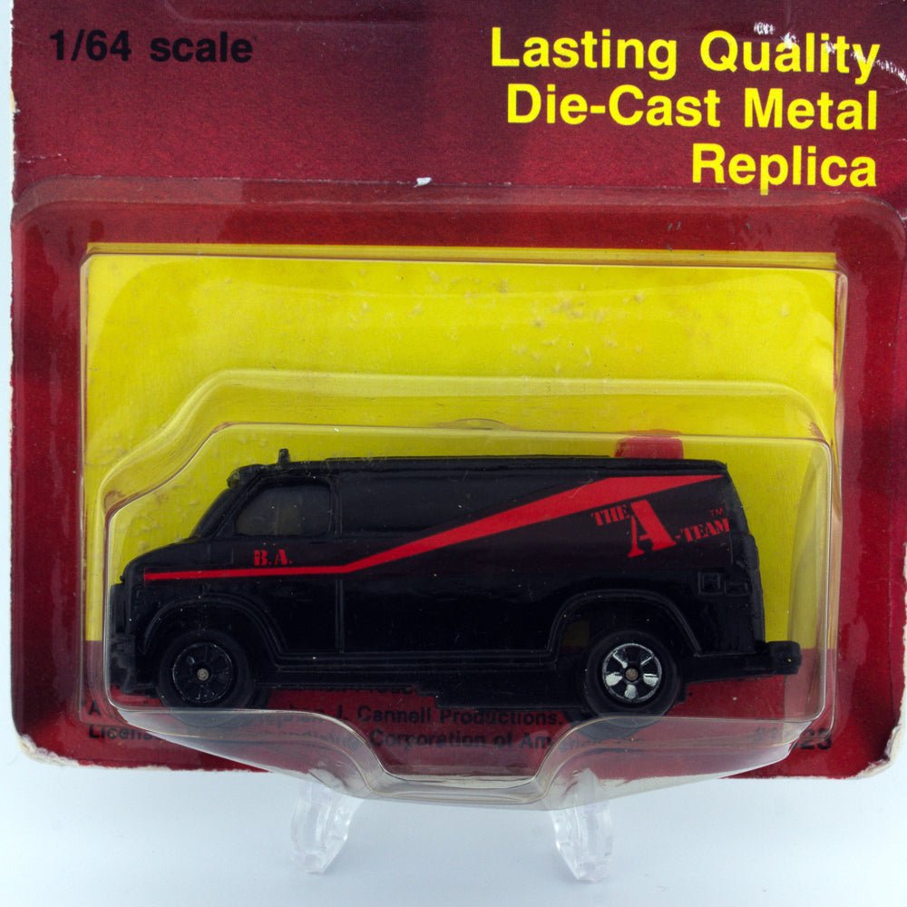 ERTL THE A - TEAM BA's GMC VANDURA, 1983, USA Variant Mint On Card, 1:64 Scale