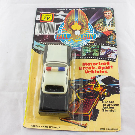 Fleetwood Toys FALL GUY 1982 Motorized Break - Apart Police Car Mint & Boxed, RARE