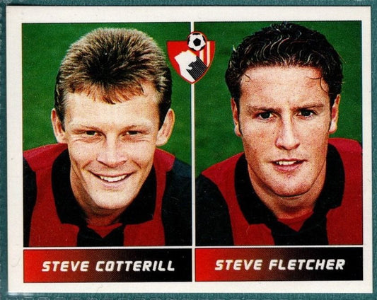 Panini Sticker Cotterill / Fletcher Bournemouth No.385