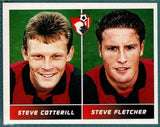 Panini Sticker Cotterill / Fletcher Bournemouth No.385