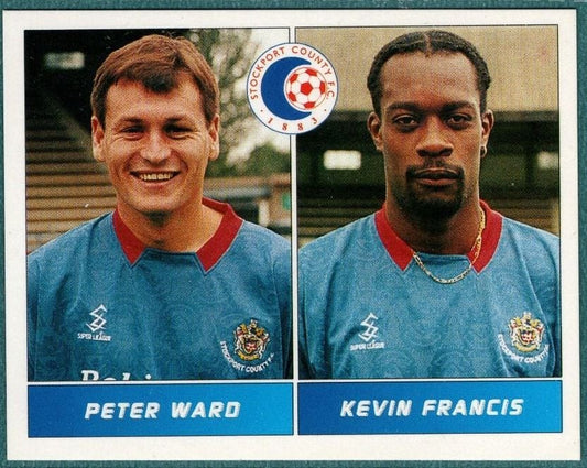 Panini Sticker Ward / Francis Stockport County No.522