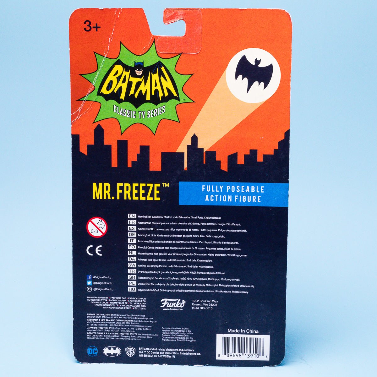 Funko Batman Classic TV Series MR.FREEZE Mint on Card - DT Collectable Toys