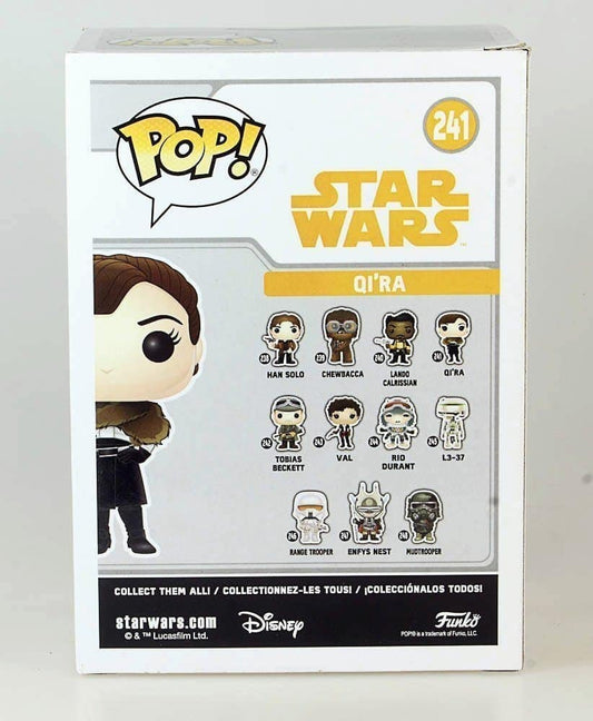 Funko POP! Star Wars 241 QI'RA New Vinyl Bobble Head Toy Solo A Star Wars Story
