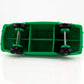 Galanite SAAB 99 1969 Vintage Green Vinyl Plastic Model Made in Sweden