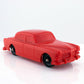Galanite Volvo 121 Amazon 1965 Vintage Red Vinyl Plastic Model Made in Sweden