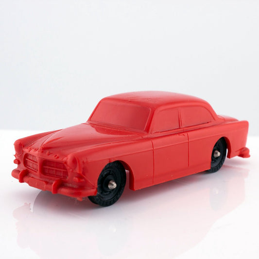 Galanite Volvo 121 Amazon 1965 Vintage Red Vinyl Plastic Model Made in Sweden